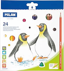 Capsa 24 colors triangulars Milan