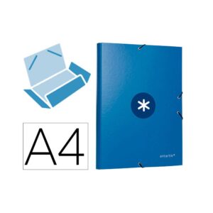 Carpeta Antartik gomes tres solapes cartó forrat a4