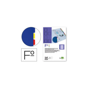 SEPARADORS 10 COLORS LIDERPAPEL 16 FORATS